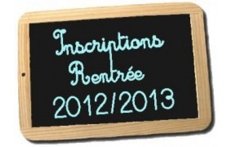 INSCRIPTIONS  2012/2013