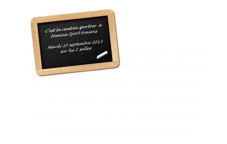 RENTREE SPORTIVE 2013 2014