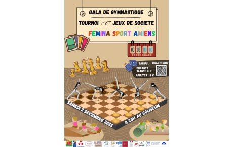 GALA FEMINA SPORT AMIENS 2 décembre 2023 au Coliséum