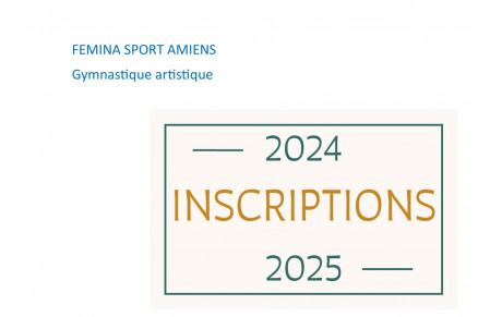 NOUVEAUX ADHERENTS - REPRISE des ESSAIS à partir du 16 Septembre 2024